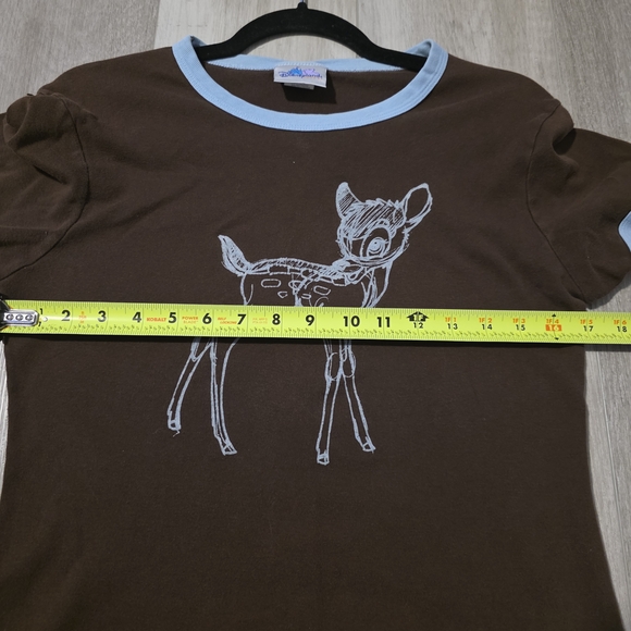 Vintage Disneyland Bambi Charming Brown Tee - Picture 5 of 6